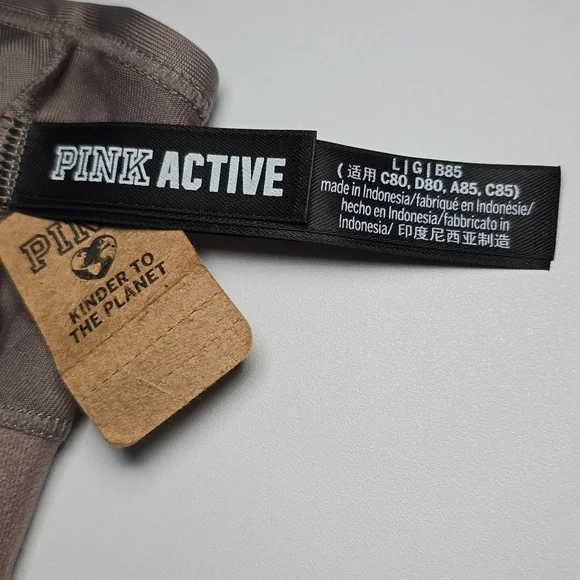 Victoria Secret Pink Active Ultimate Lightly Lined Sports Bra Women's Large - Picture 8 of 10